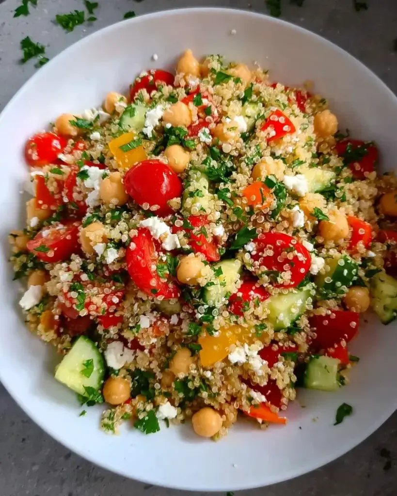 Salade de quinoa et pois chiches