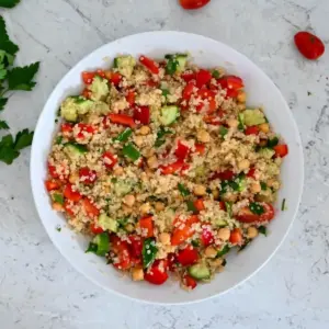 Salade de quinoa et pois chiches