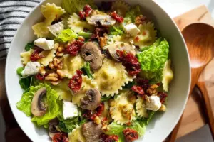 Salade de ravioles grillées