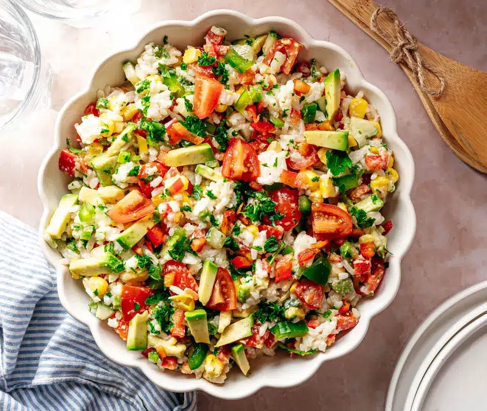 Rijstsalade | Eef Kookt Zo