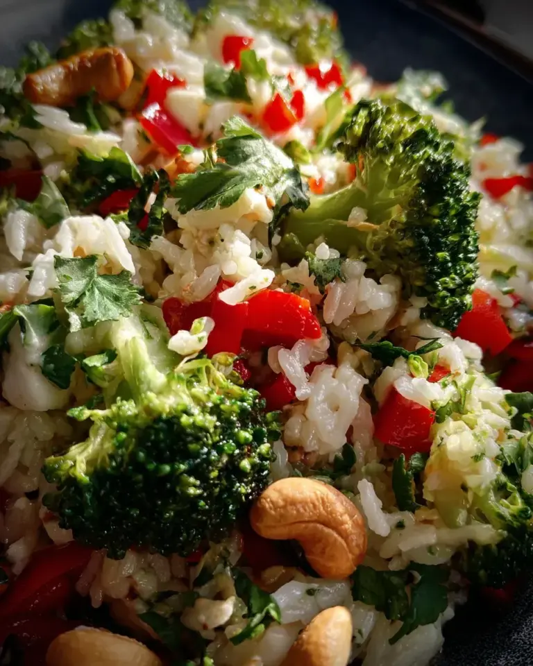 Salade de riz style asiatique