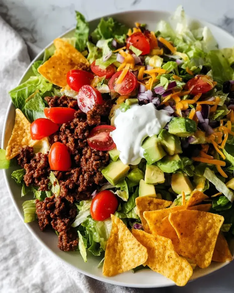 Salade de tacos au bœuf