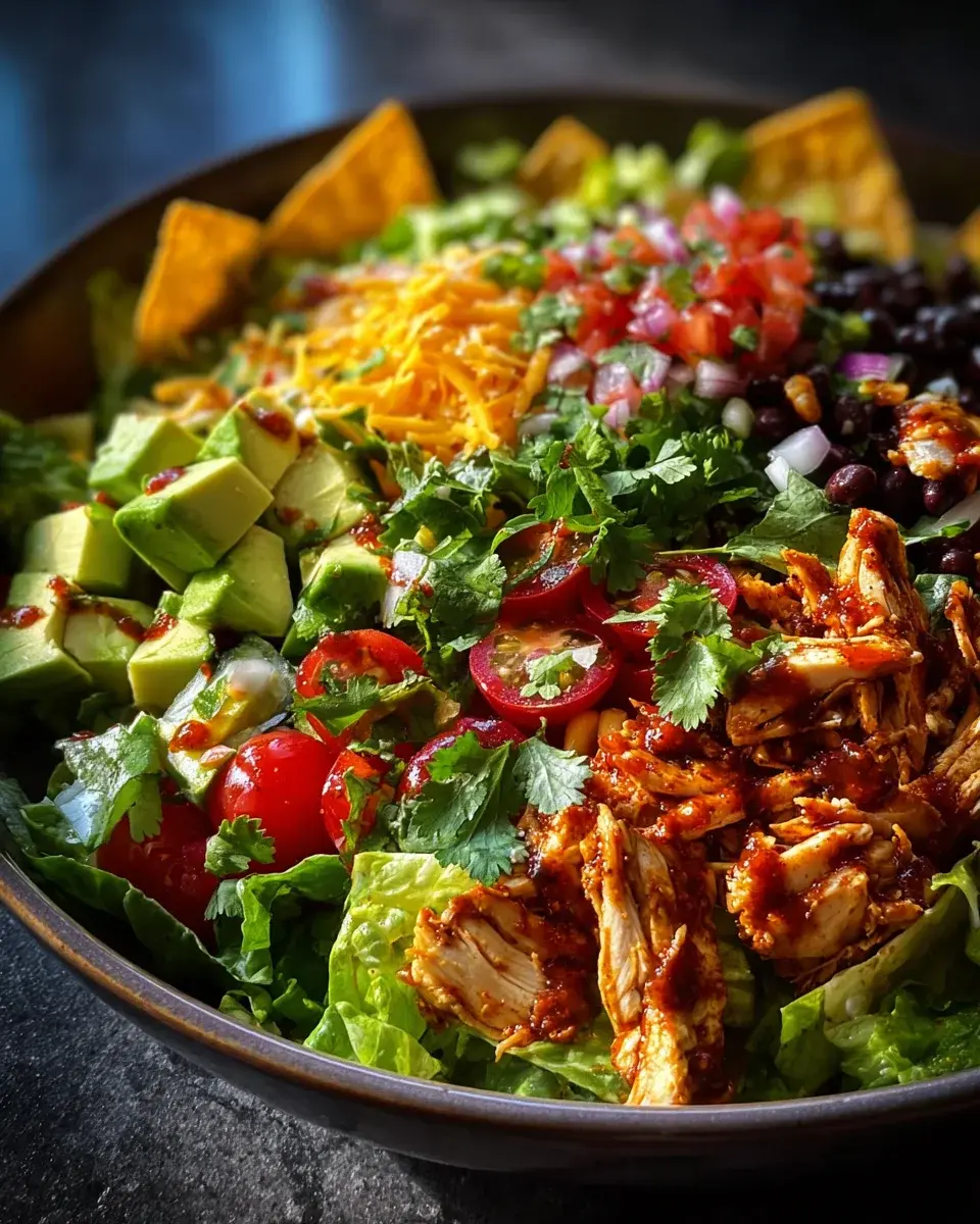 salade de tacos au poulet
