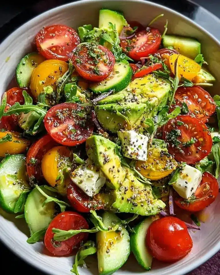 Salade Délicieuse pour Dégonfler le Ventre et Perdre du Poids Rapidement