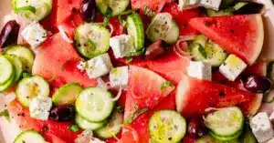 Salade Feta et Pastèque d’Été
