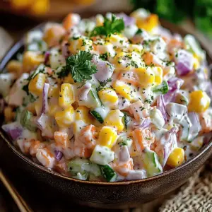 Salade Gourmande Crémeuse et Croquante