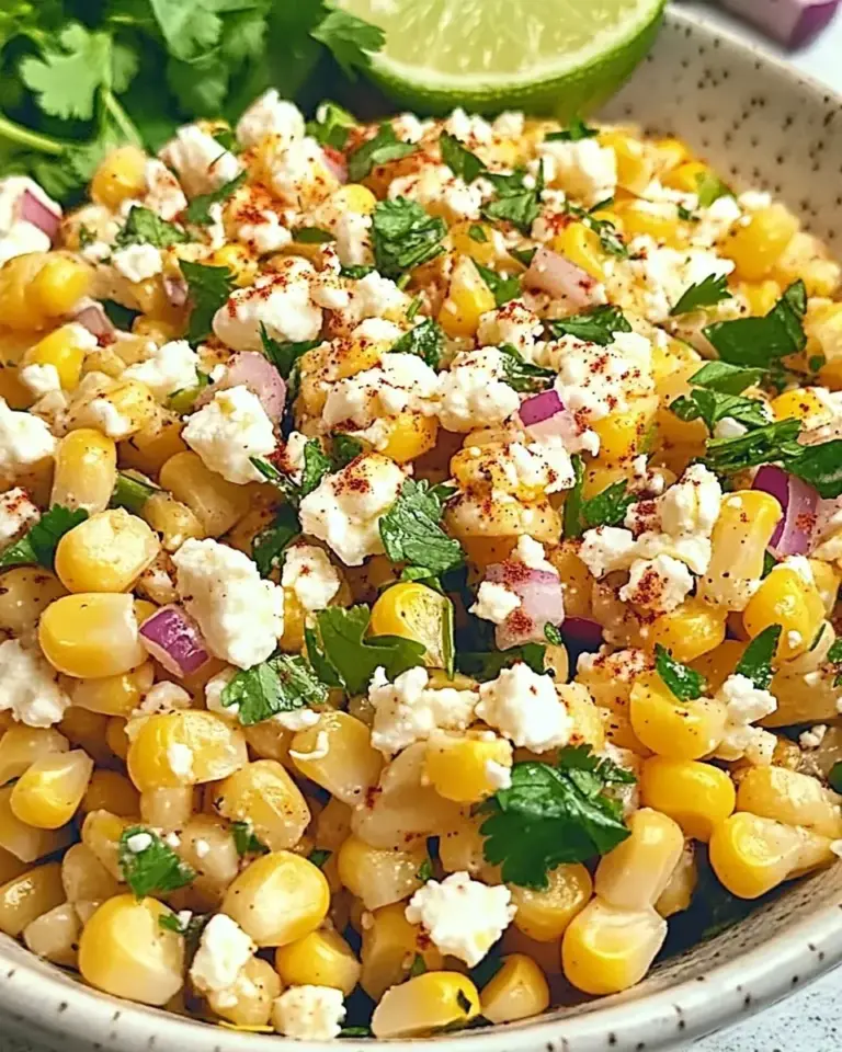 Salade mexicaine au maïs, feta et citron vert