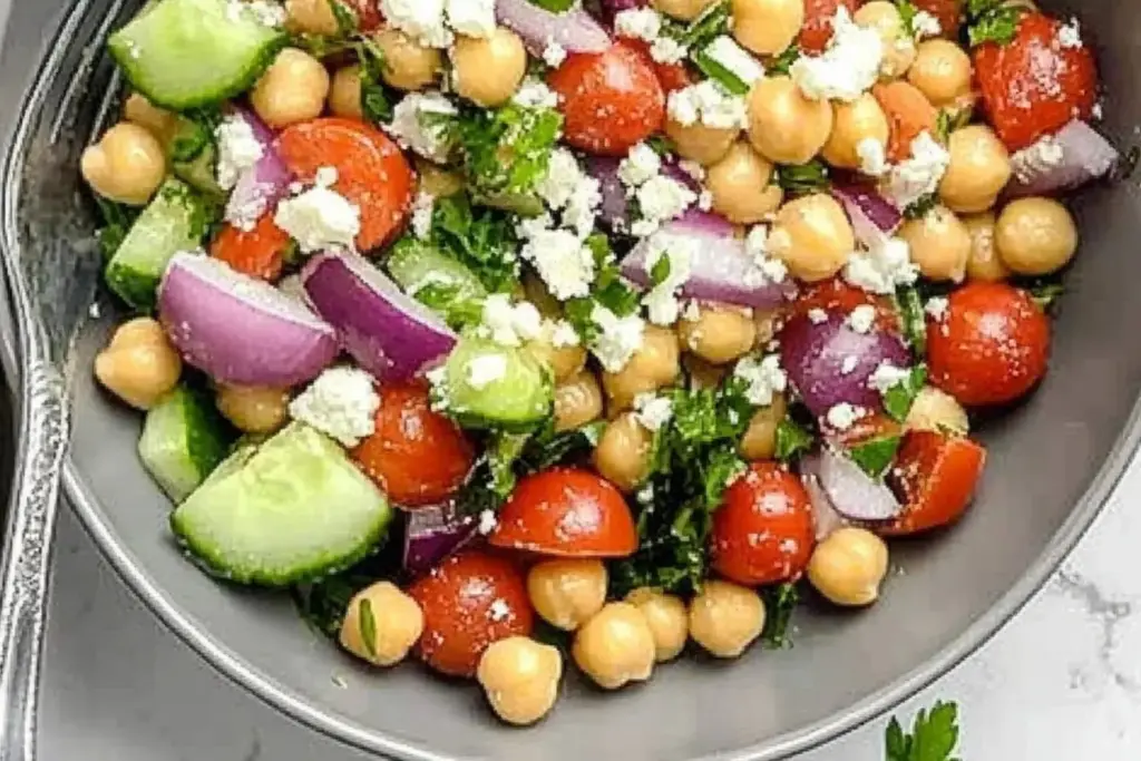 Salade Méditerranéenne de Pois Chiches