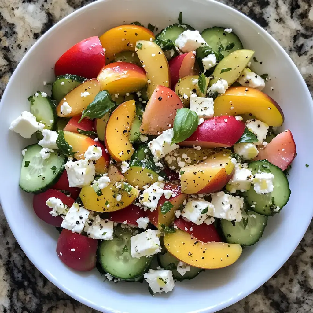 salade nectarines concombre feta 1