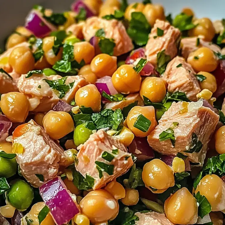 Salade rapide pois chiches thon : Un délice irrésistible