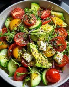 Salade Délicieuse pour Dégonfler le Ventre et Perdre du Poids Rapidement