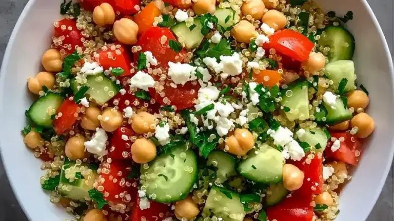 Salade quinoa pois chiches Rapide et Facile