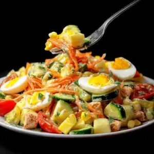 Salade repas soir minceur