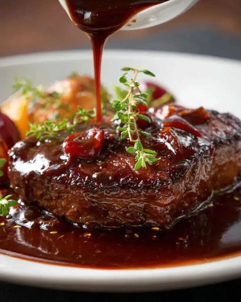 sauce au vin rouge