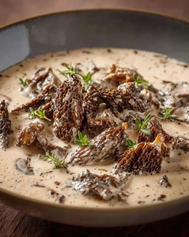 Sauce Crémeuse aux Morilles