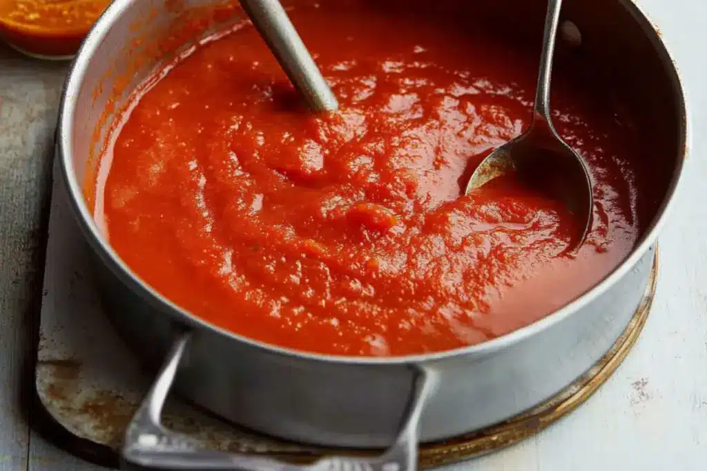 Sauce de base aux tomates