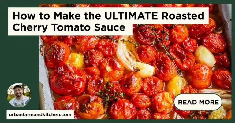 Easy and Quick Roasted Cherry Tomato Sauce