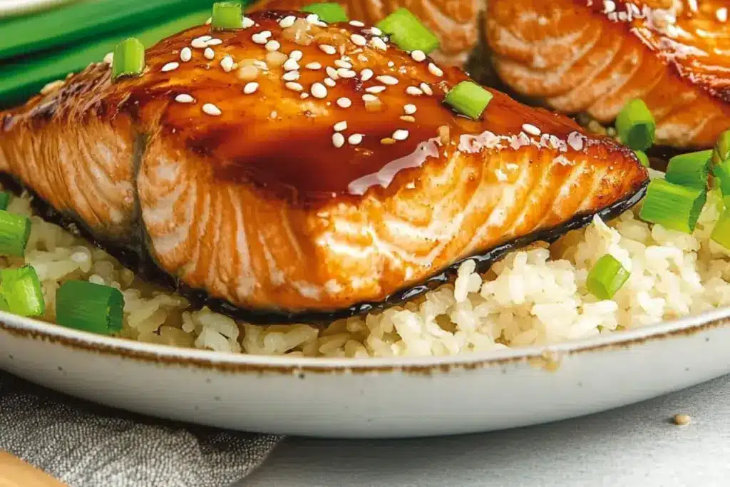 Saumon teriyaki à l’air fryer