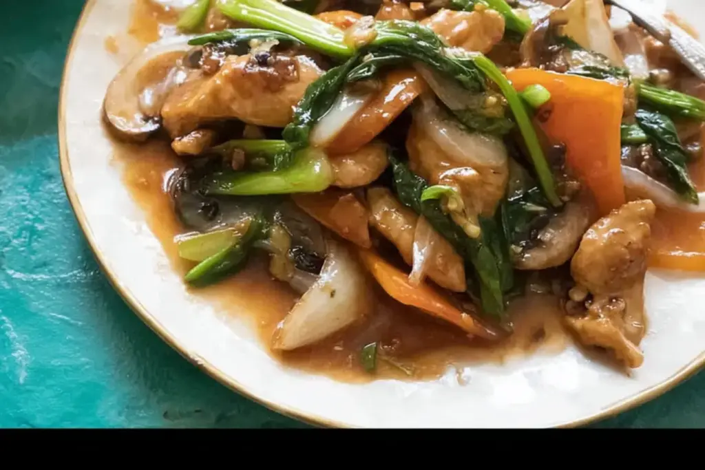 Sauté de poulet chop suey