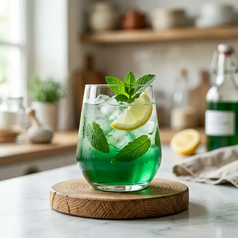 Recette de sirop de menthe fraîche et intense