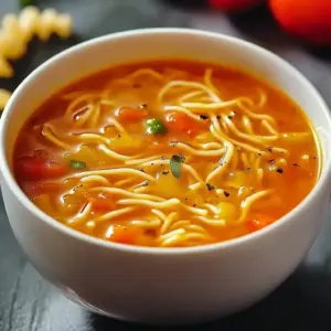 Soupe réconfortante de dernière minute