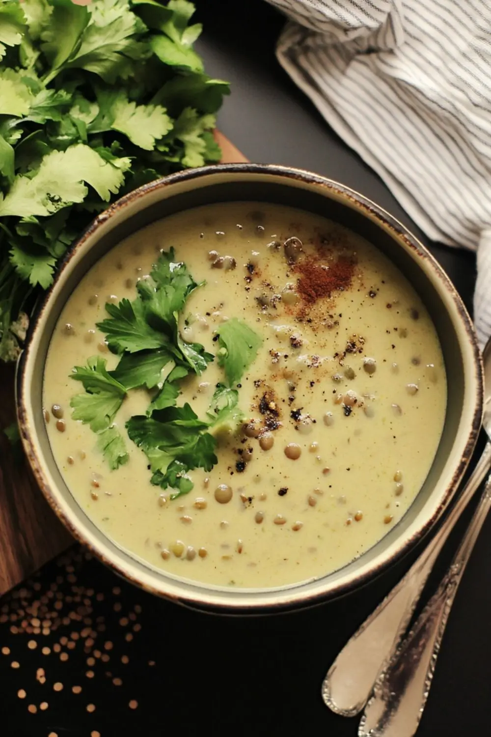 Soupe De Lentilles, Lait De Coco Et Épices 2 soupe de lentilles lait de coco et épices