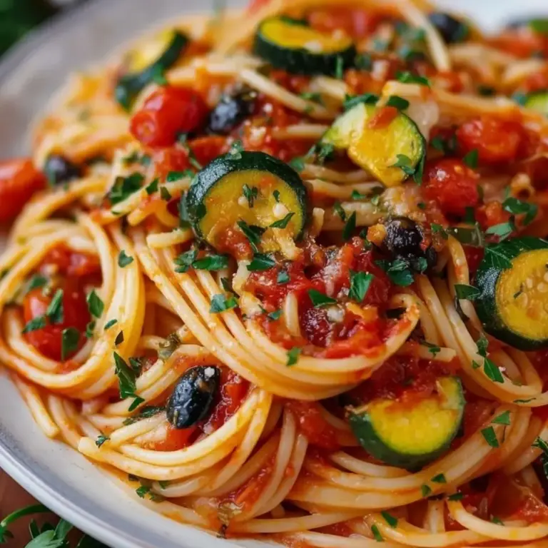 Spaghettis aux Tomates et Courgettes : un délice rapide! –