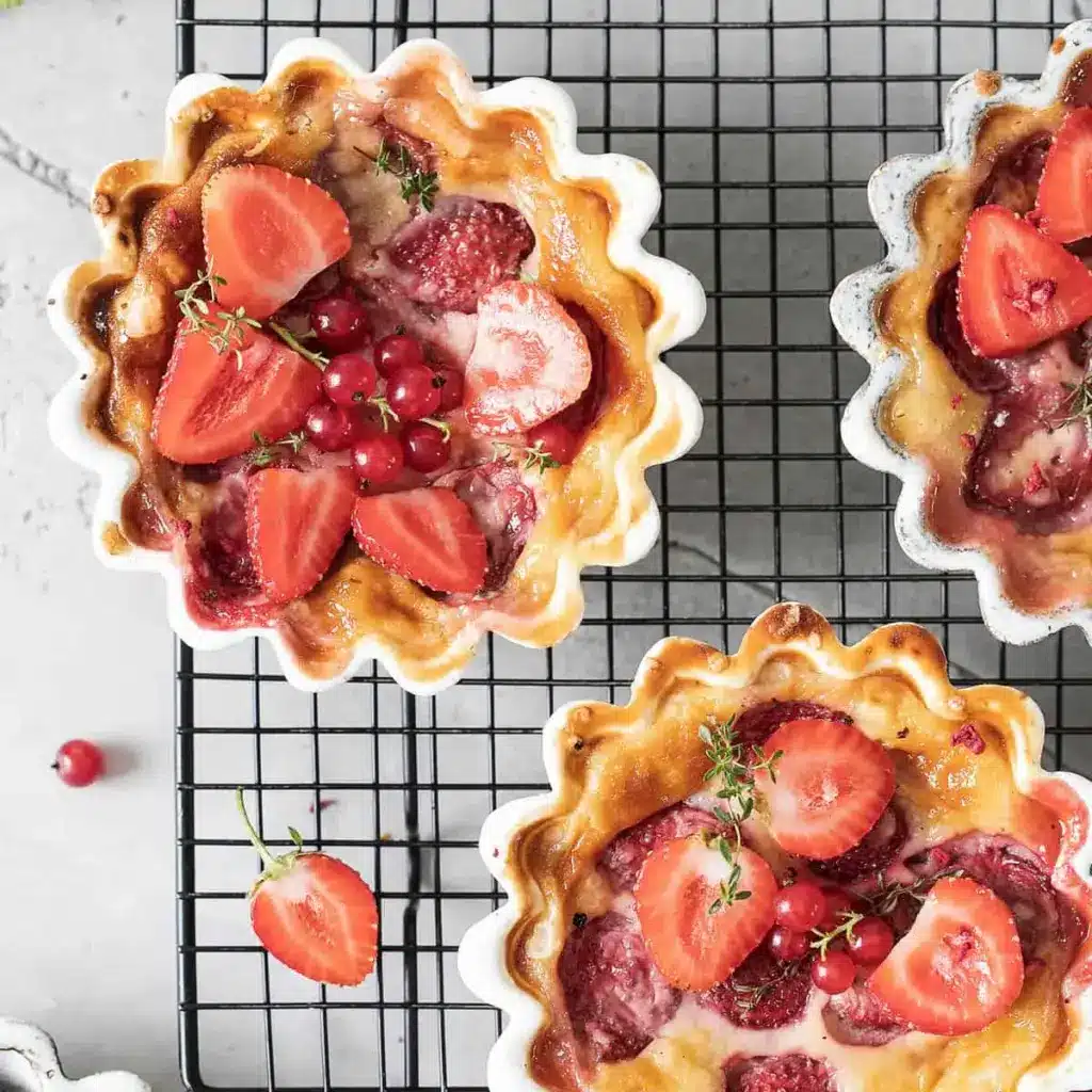 Easy Strawberry Clafoutis (Clafoutis aux Fraises)
