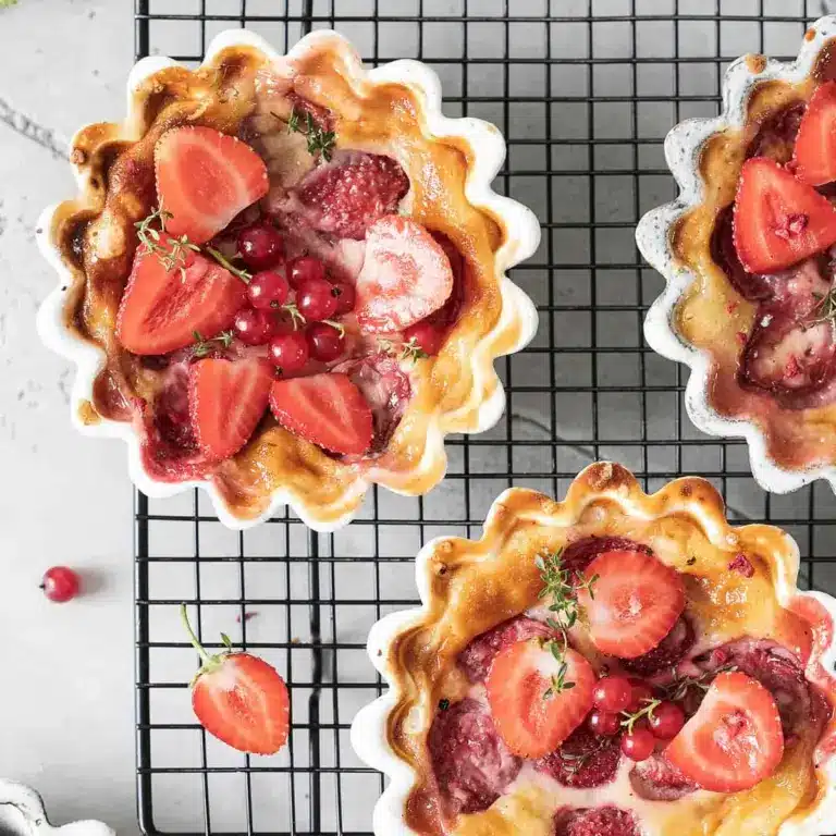 Easy Strawberry Clafoutis (Clafoutis aux Fraises)