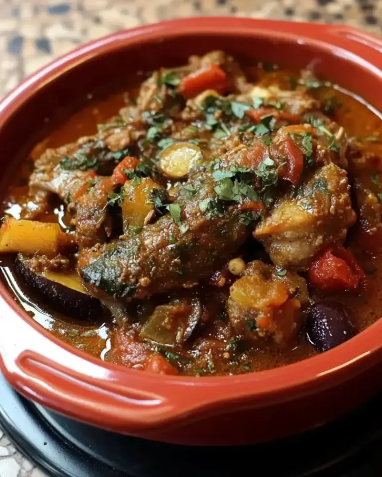 Tajine d’agneau aux légumes