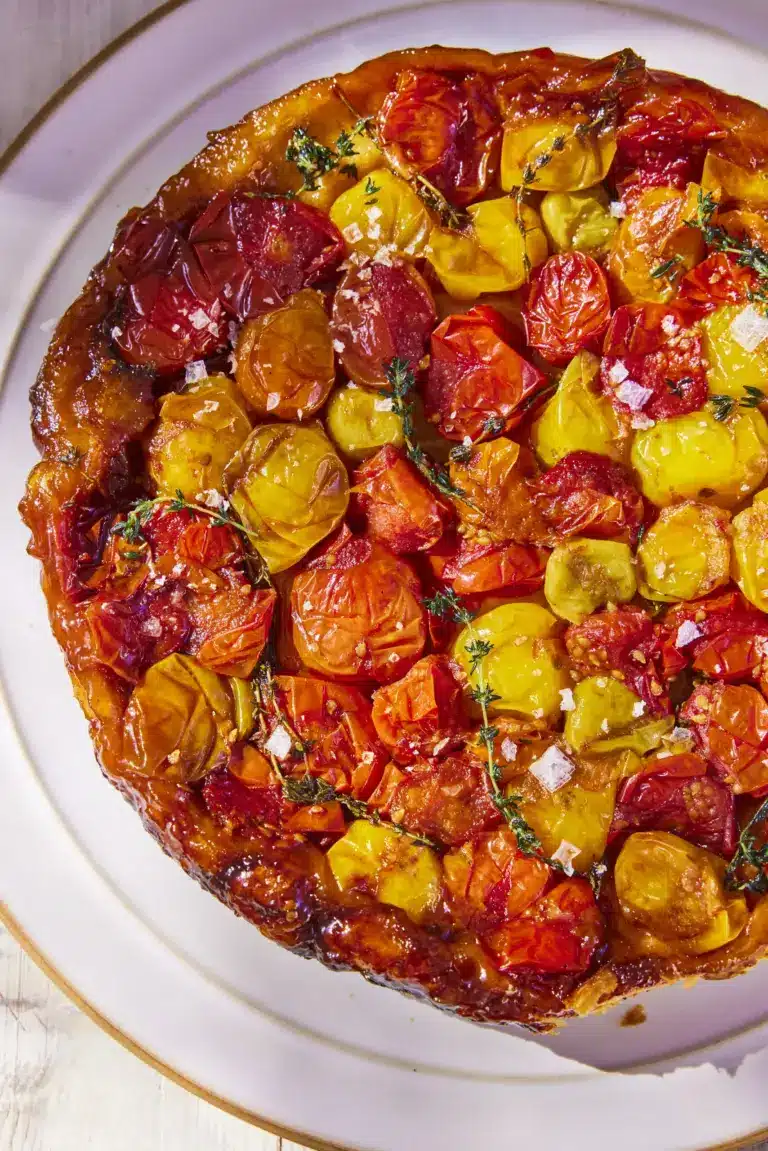 Cherry Tomato Tarte Tatin – Maldon Salt