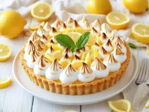 Tarte au citron meringuée facile à réaliser