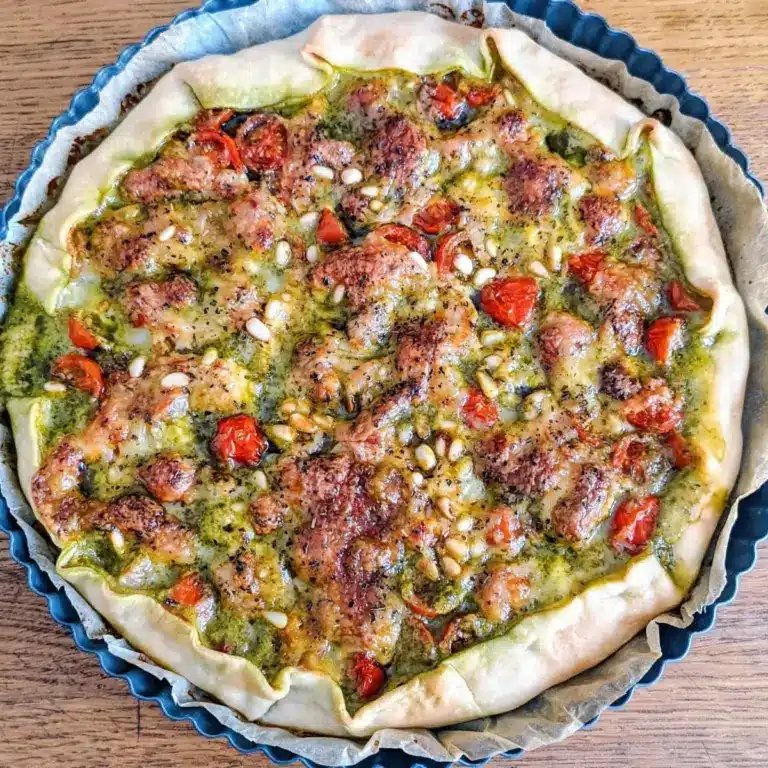 Tarte Pesto Tomates Mozzarella : Recette Facile & Rapide