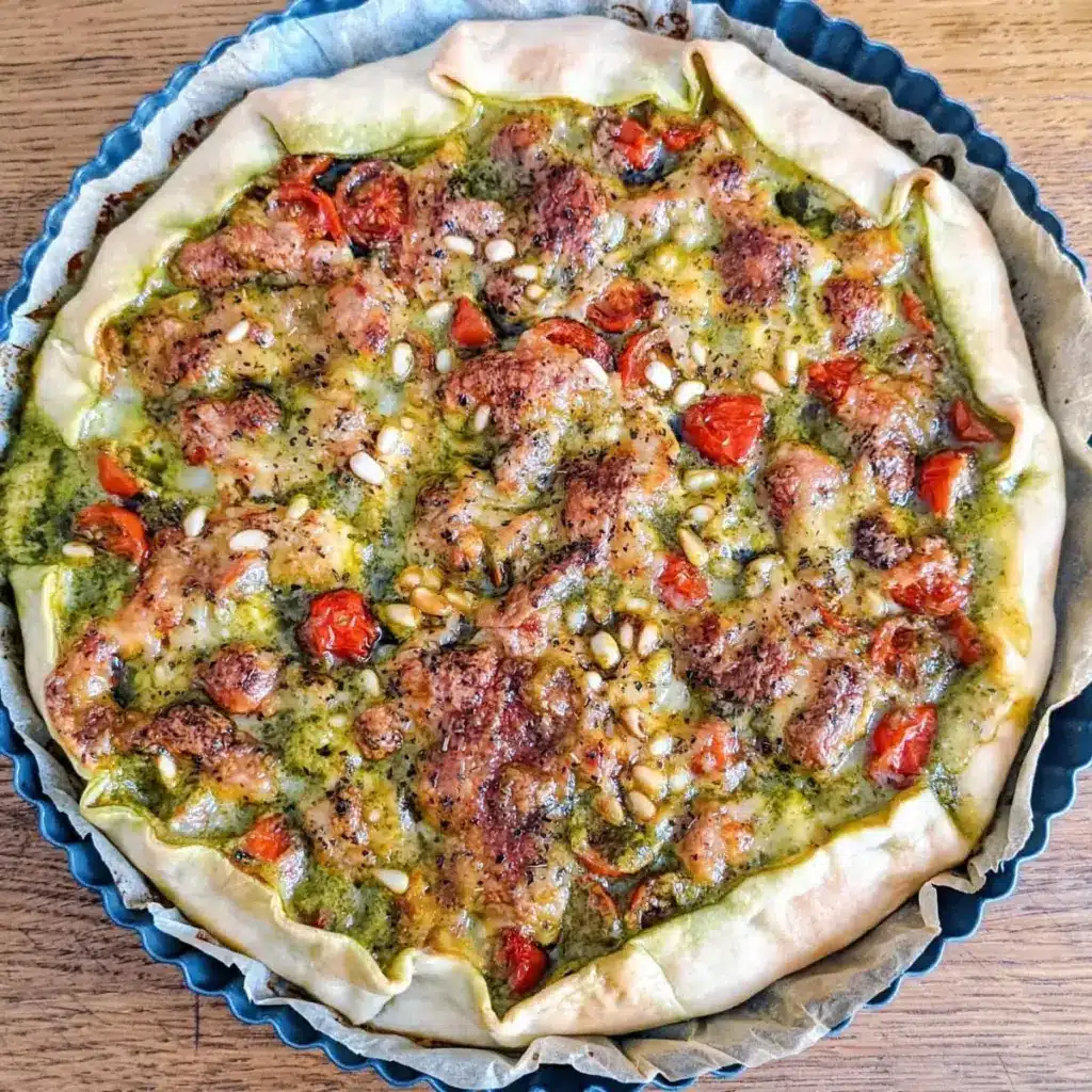 Tarte Pesto Tomates Mozzarella : Recette Facile & Rapide