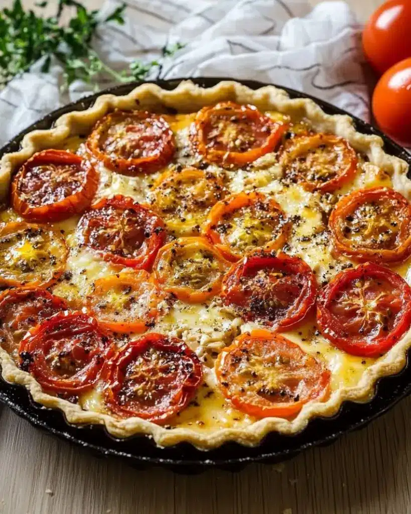 Tarte au thon rapide à la pâte brisée