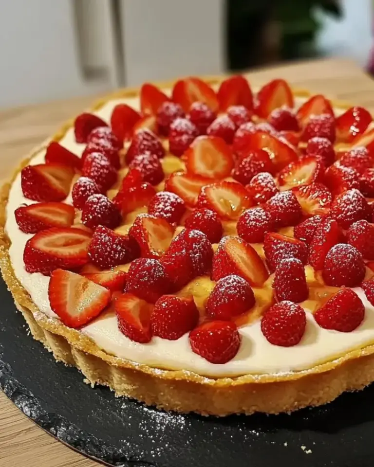 Tarte aux Fraises Facile et Rapide