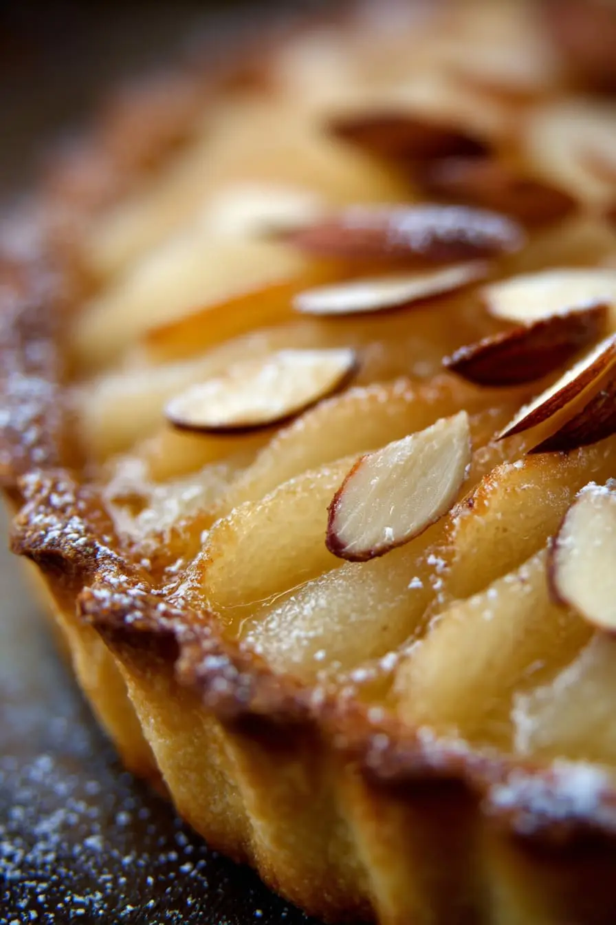 Tarte poires et amandes : une douce symphonie de saveurs 2 tarte aux poires et aux amandes