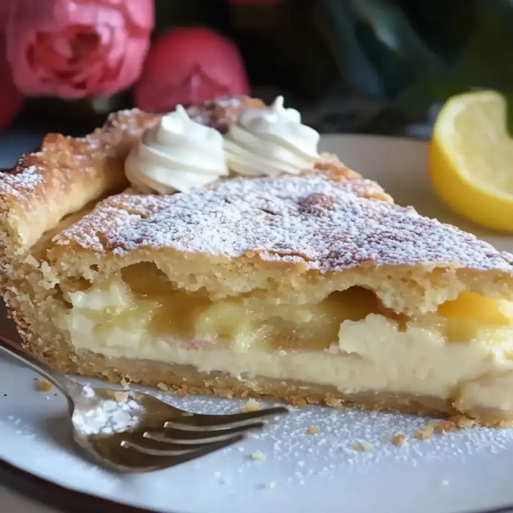Tarte À La Crème Pâtissière Et Pommes