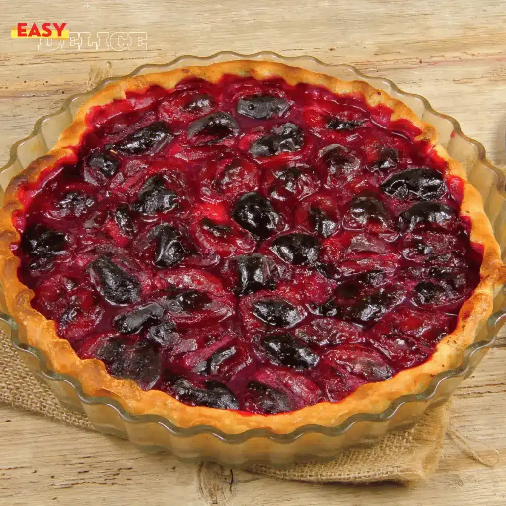La tarte aux prunes à l’alsacienne : La meilleure recette