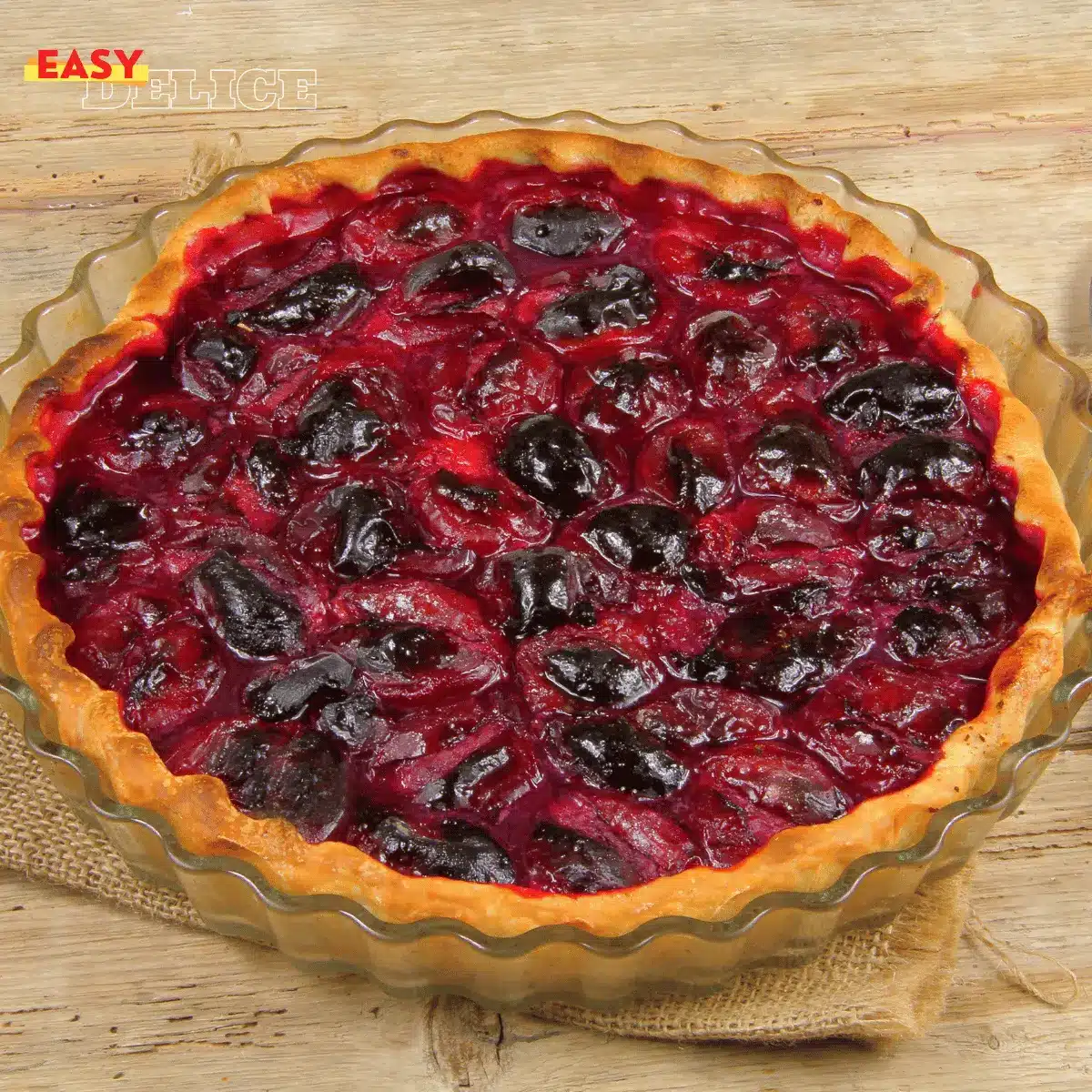 La tarte aux prunes à l’alsacienne : La meilleure recette 2 tarte aux prunes alsacienne