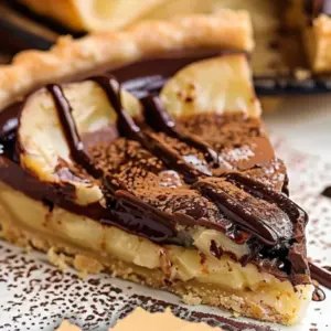 Tarte Fondante Chocolat et Poires