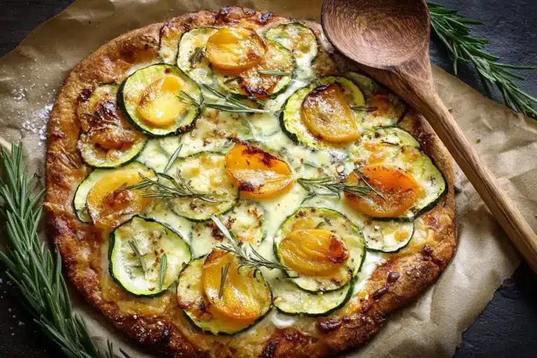 Tarte courgettes chèvre miel : la recette express de l'été, sucrée-salée et pleine de soleil – Recettes de Luxe