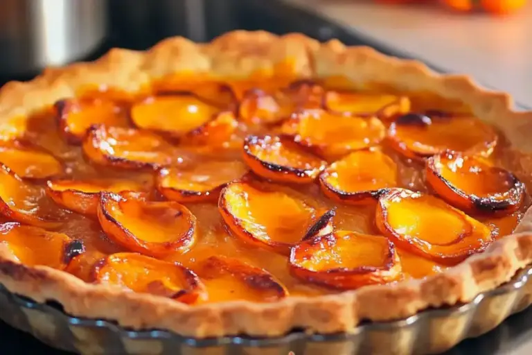 Tarte fine aux abricots