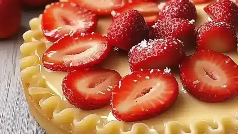 Tarte fraises classique Facile et Rapide