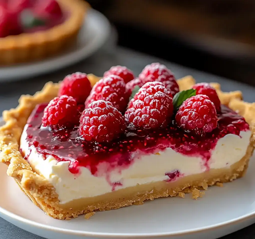 Tarte Onctueuse au Mascarpone & Framboises 2 tarte mascarpone framboises