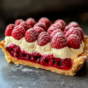 Tarte Onctueuse au Mascarpone & Framboises