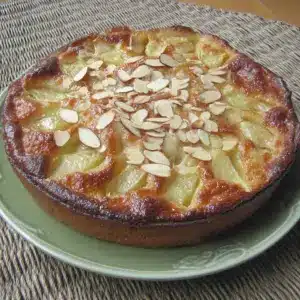 Tarte Poires Amandine au Chocolat