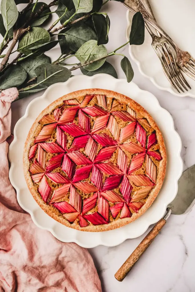 Tarte Rhubarbe Amande