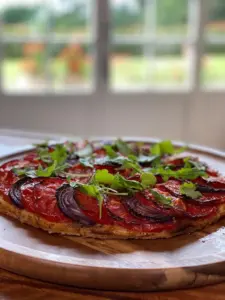Tarte tomate moutarde