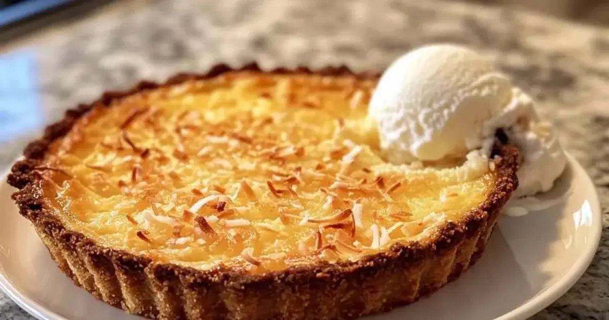 Tarte à la Noix de Coco Sans Croûte 2 tarte à la noix de coco sans croûte